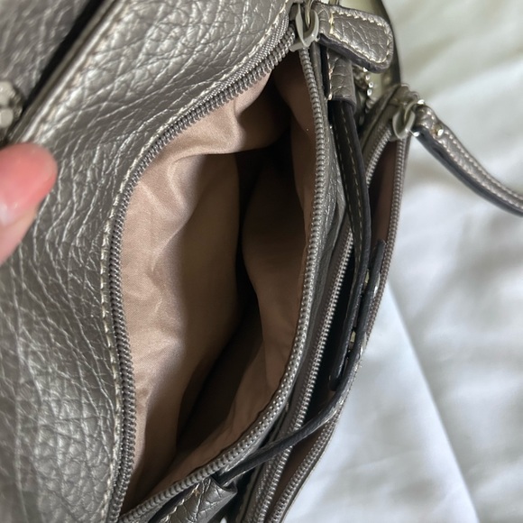 Nine West Silver Crossbody Convertible Purse - Picture 6 of 9